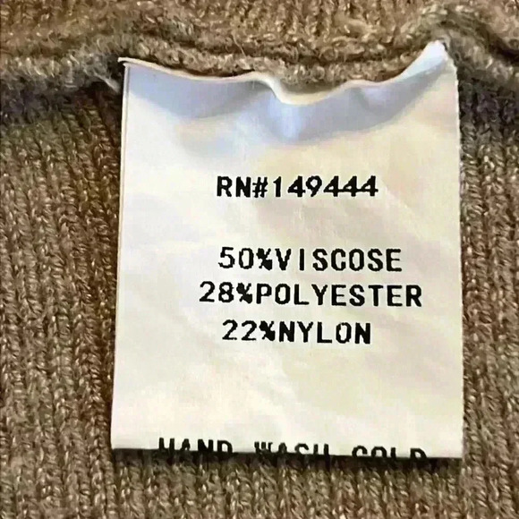 Siren Lily Maternity Sweater Large Tan Beautifully Embellished Pearls Very Soft - Picture 6 of 9